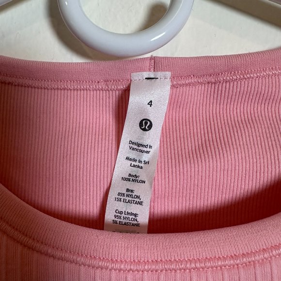 Lululemon Ebb to Street Long Sleeve Shirt Dew Pink Size 4 - Picture 4 of 4